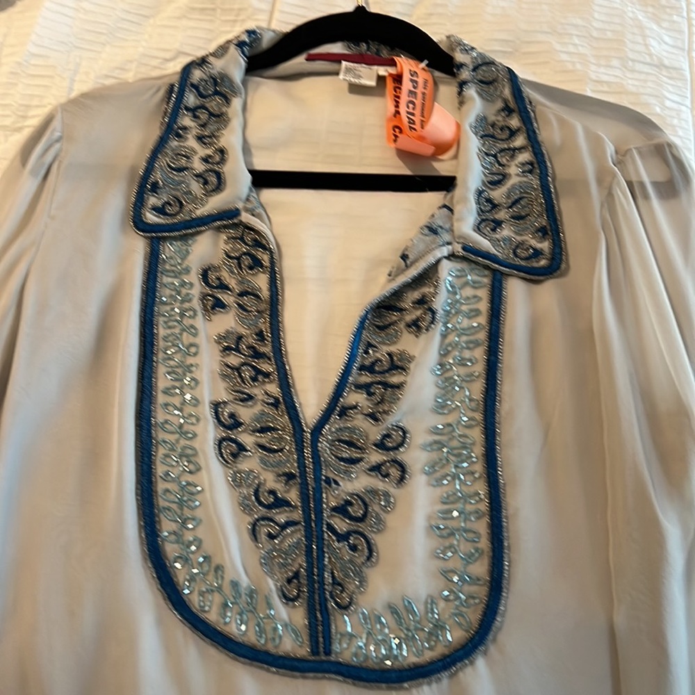 Emma black beaded top zipper on the side - Picture 7 of 8